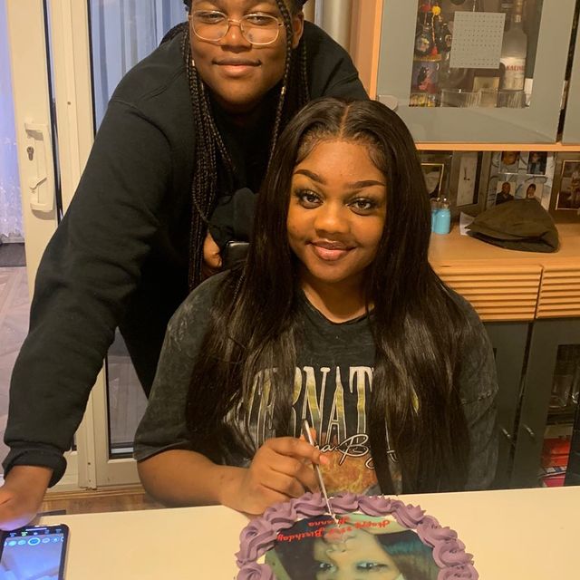 Photo by Lemmy Uche Nwabuisi on April 12, 2021. May be an image of 2 people, child, cake and indoor.